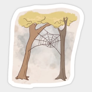 Libra cobweb Sticker